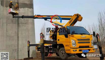 慶興公司高空作業(yè)車(chē)施工現(xiàn)場(chǎng)